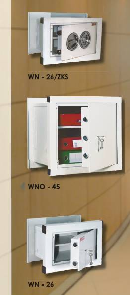 Sejfy ścienne wn