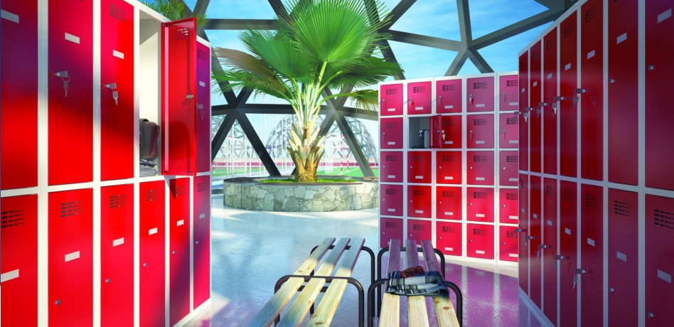 Szafy ze schowkami SUS W - modul 300 mm